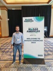 Oliver Jones, gerente executivo de Novos Negócios, participou do evento com foco no mercado global do biogás.