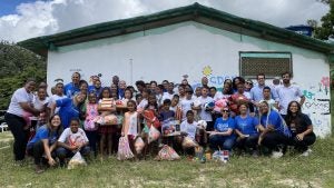 Ação solidária realizada na Bahia